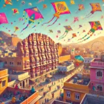 जयपुर में पतंगबाजी — आकाश में रंगों का उत्सव